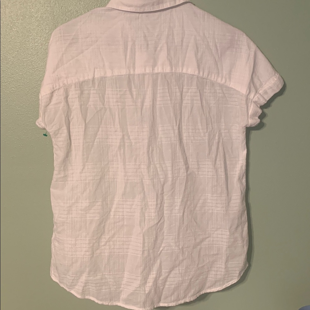 Beachlunchlounge Textured White Shirt - Picture 3 of 3